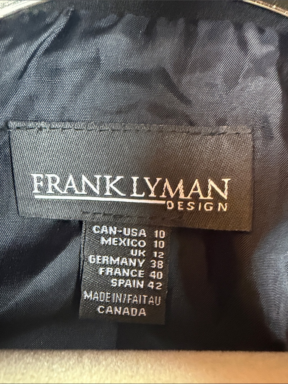 Frank Lyman Design Black Bubble Hem Sleeveless Belted Midi Dress Size M 10 - Picture 7 of 15